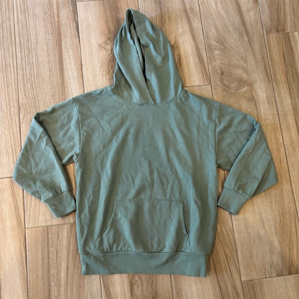 GAP Hoodie Mens Size S Olive Green Pullover Kangaroo Pocket Casual